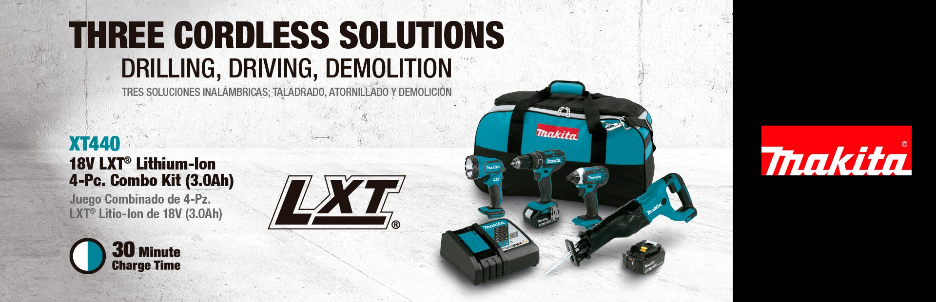 Makita: Three Cordless Solutions